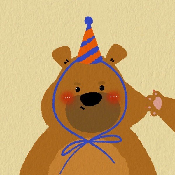 avatar gấu nâu cute 36