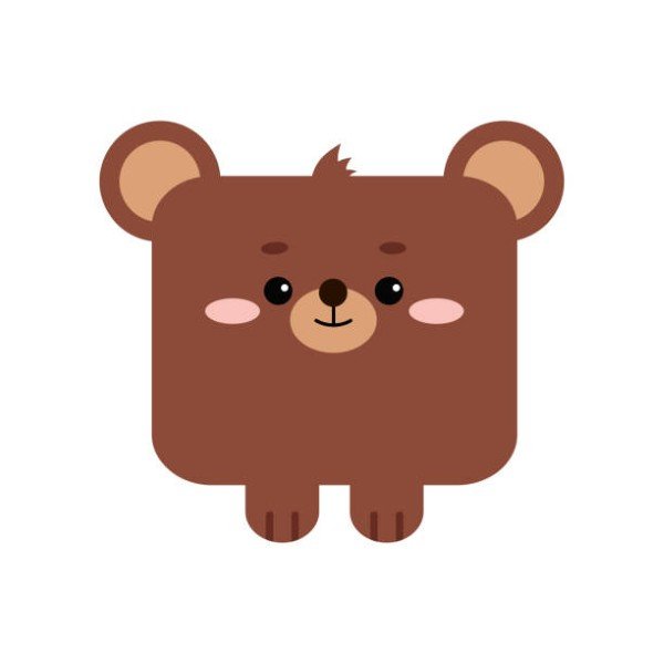 avatar gấu nâu cute 9