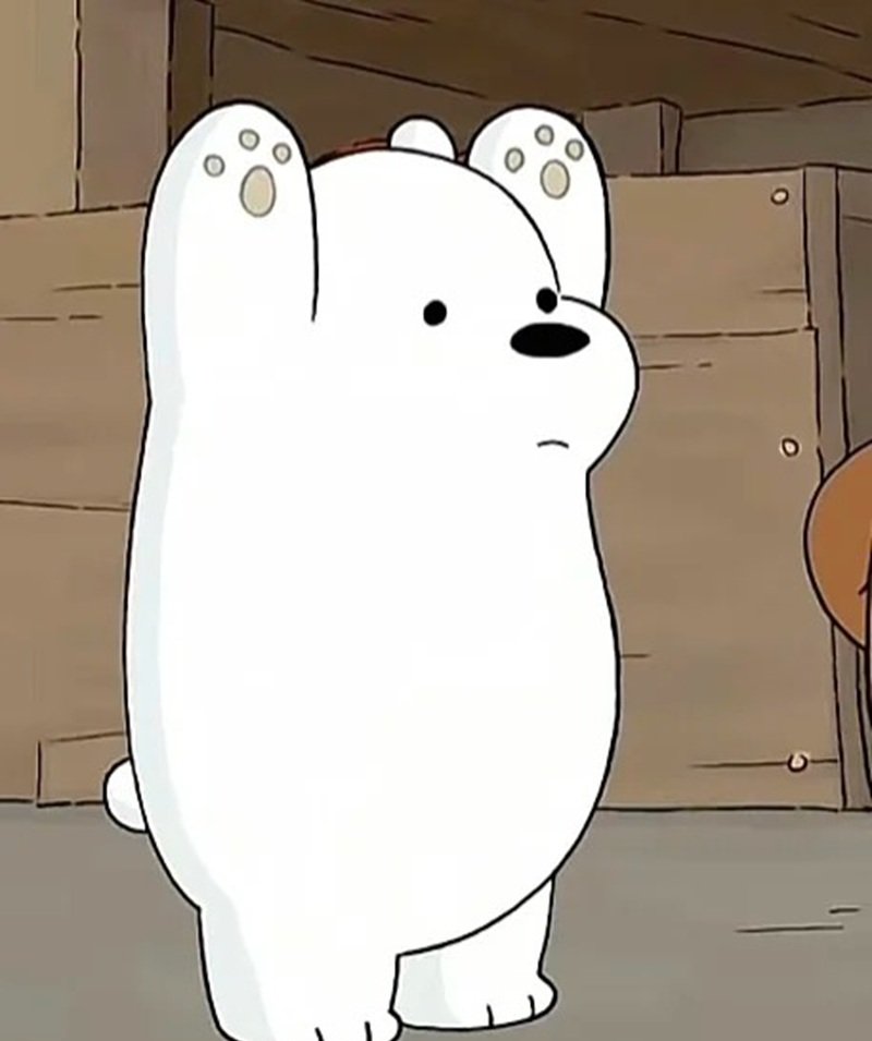 avatar gấu trắng cute 28