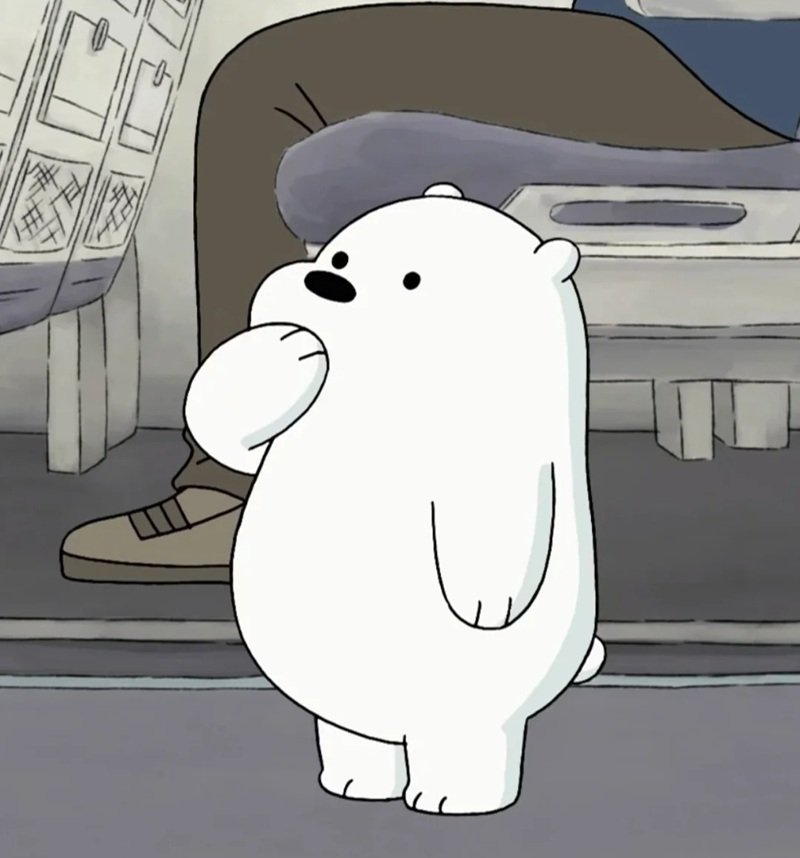 avatar gấu trắng cute 30