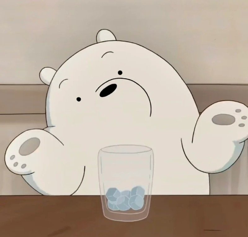 avatar gấu trắng cute 35