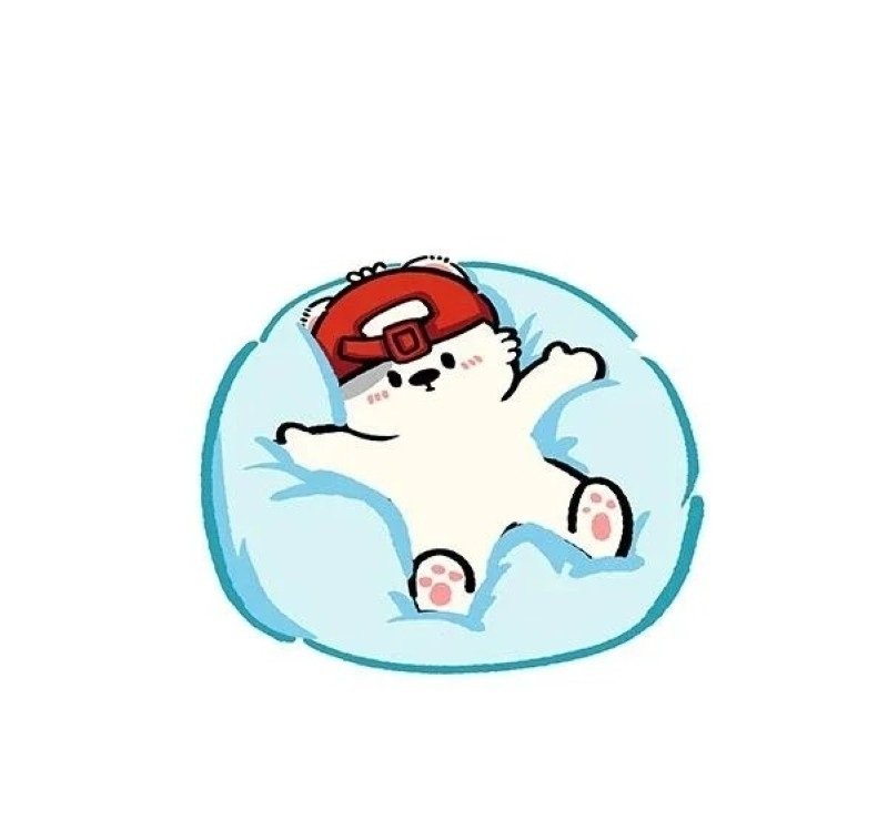 avatar gấu trắng cute 36