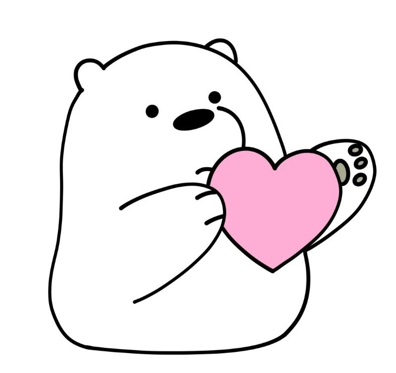 avatar gấu trắng cute 39
