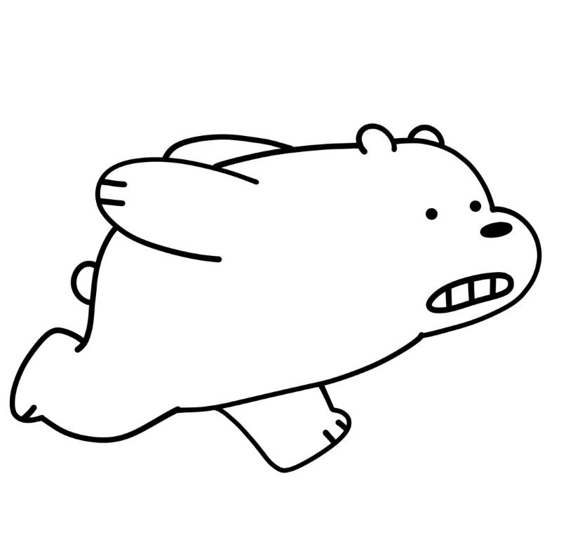 avatar gấu trắng cute 41