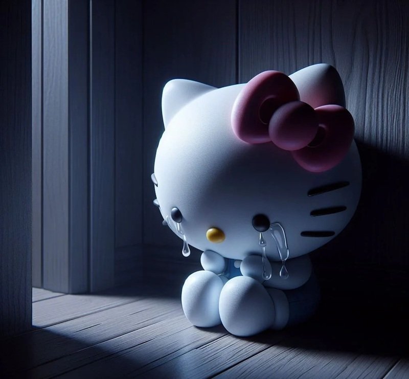 avatar hello kitty buồn 1