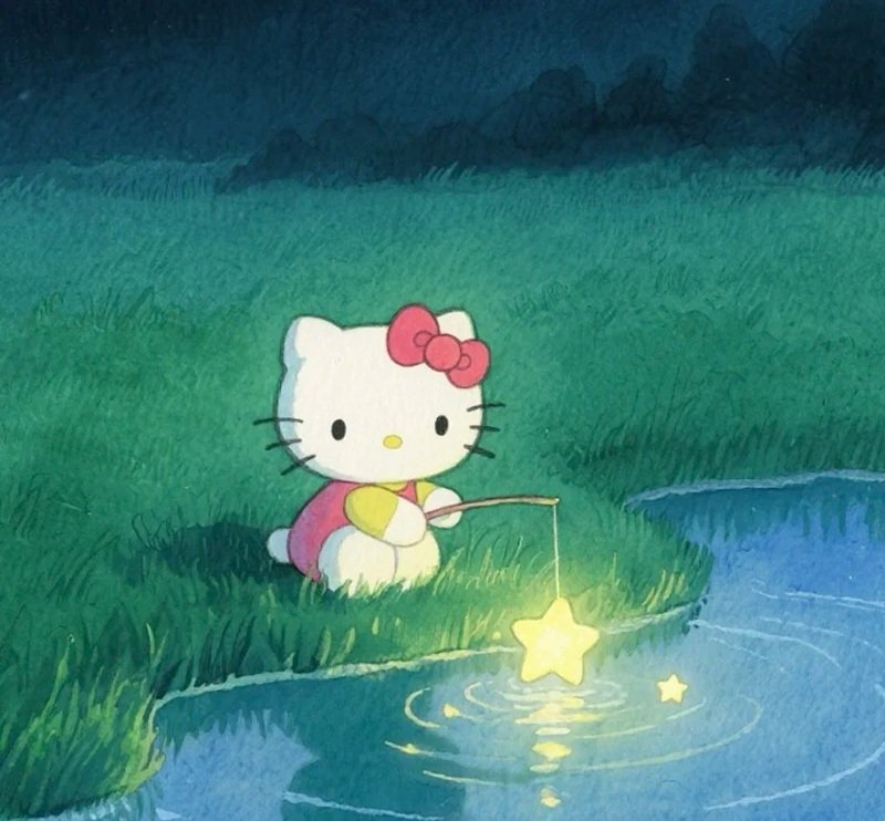 avatar hello kitty buồn 13