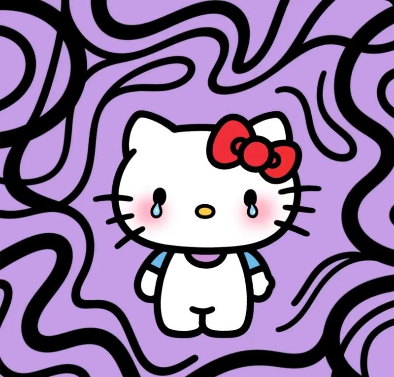 avatar hello kitty buồn 25