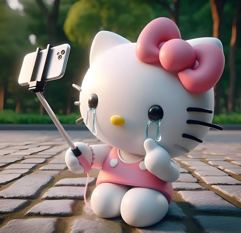 avatar hello kitty buồn 8