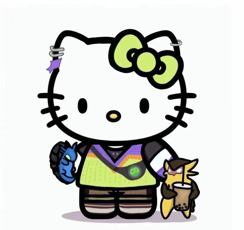 Hình avatar Hello Kitty cute dành cho profile nữ cực xinh