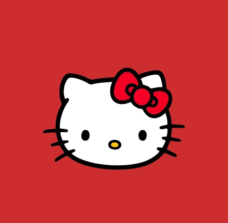 Ảnh avatar Hello Kitty cute với biểu cảm hài hước cực xinh