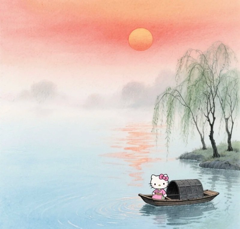 Hình avatar Hello Kitty cute dành cho người thích anime cute