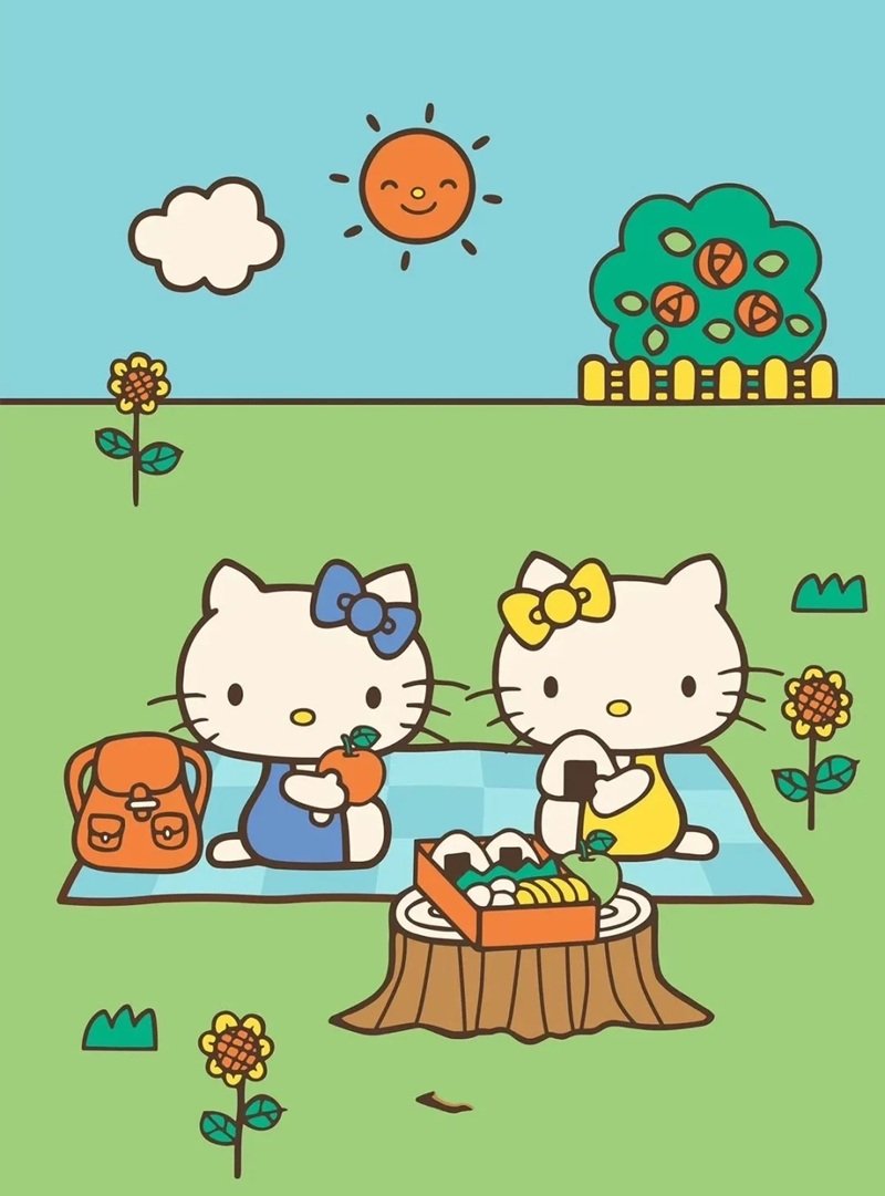 Hình avatar Hello Kitty cute cực hợp làm ảnh đại diện nữ