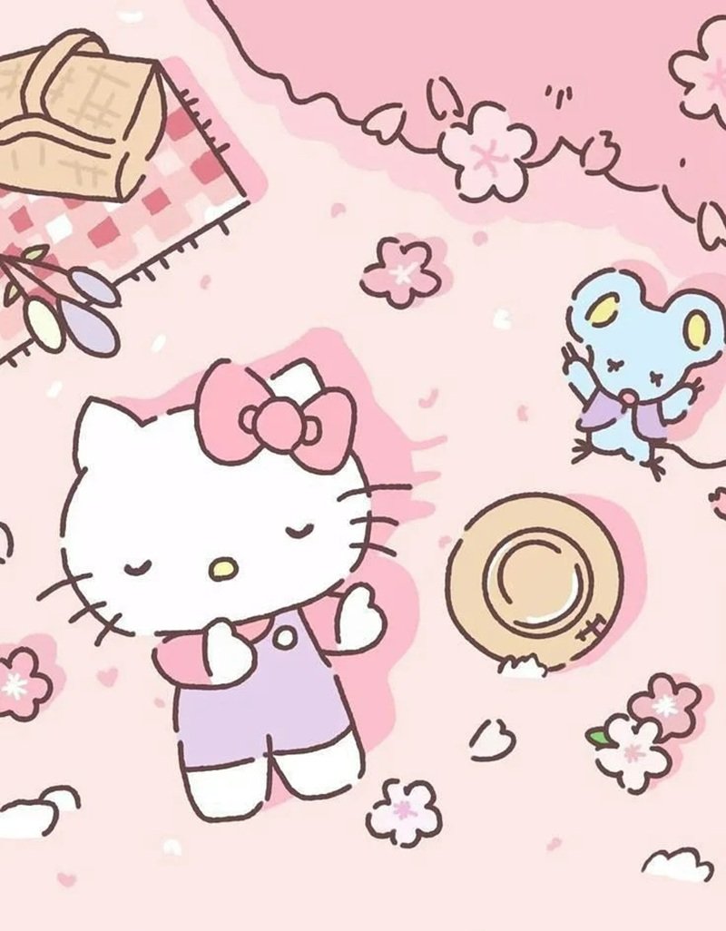 Hình ảnh avatar Hello Kitty cute dùng cho TikTok cực nổi bật