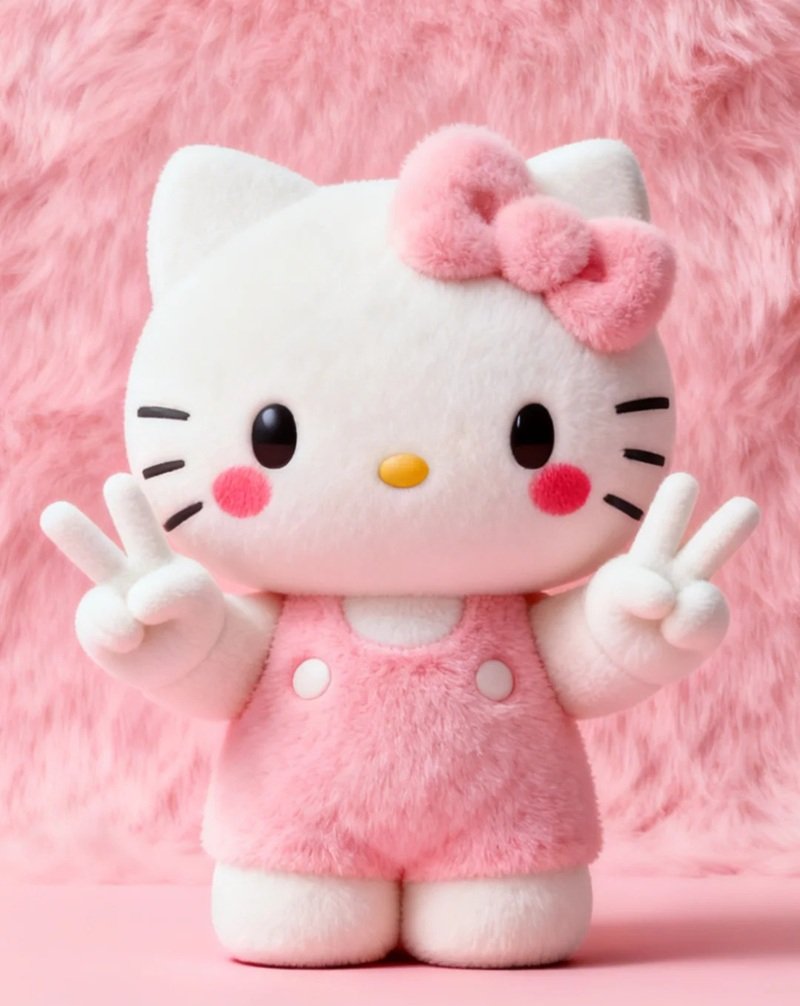 Hình ảnh avatar Hello Kitty cute với phong cách vui vẻ trẻ trung