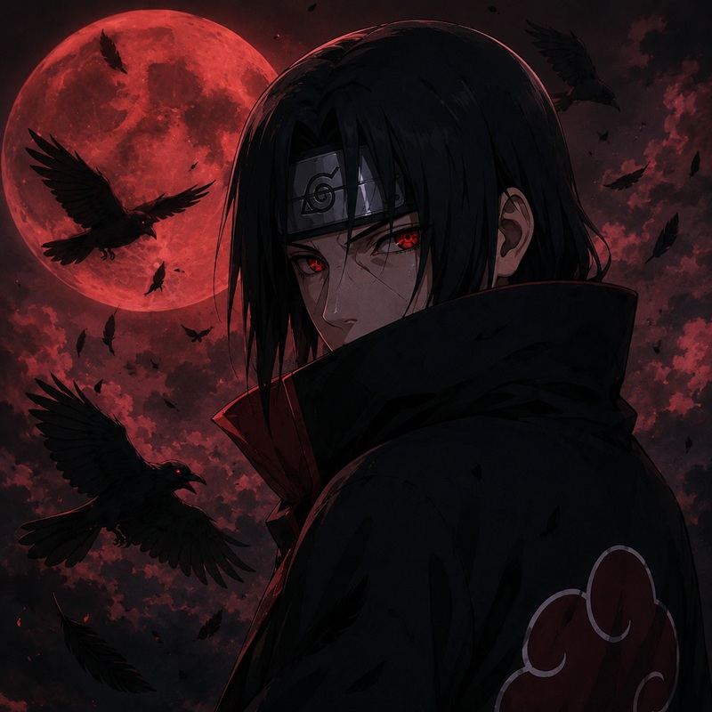 Avatar Itachi ngầu – Avt Itachi Uchiha sắc lạnh căng đét