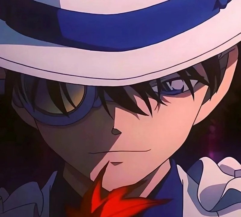 Avatar Kaito Kid với phong cách nghệ thuật đầy bí ẩn