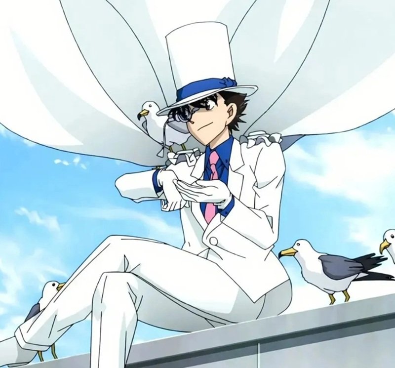 Avatar Kaito Kid dành cho người thích phong cách bí ẩn