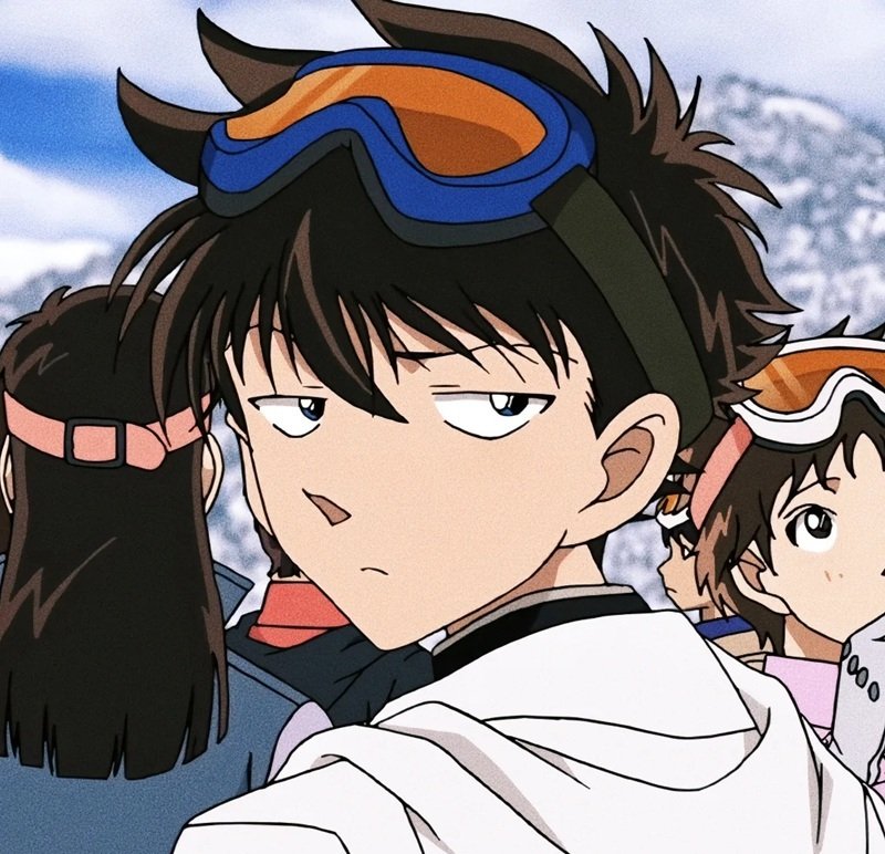Hình Avatar Kaito Kid với biểu cảm lạnh lùng cực chất