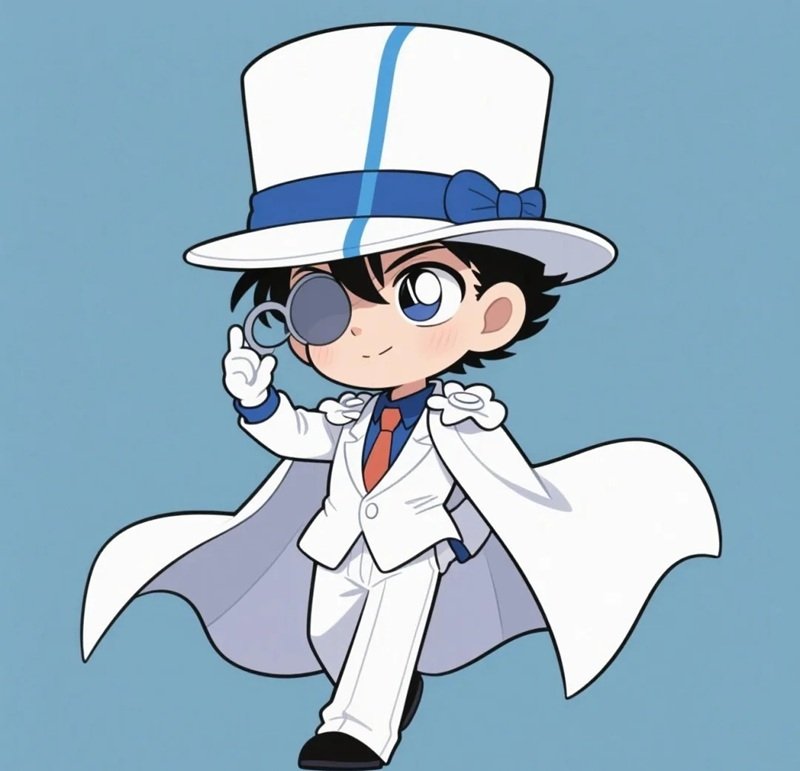 Hình ảnh Avatar Kaito Kid dành cho người mê anime Nhật