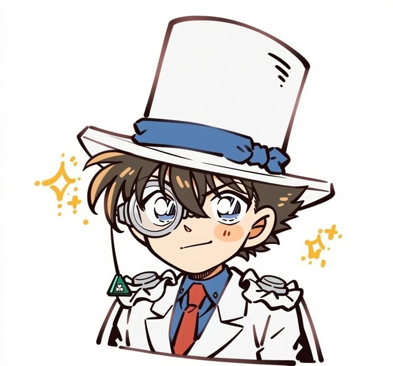 Hình Avatar Kaito Kid phong cách siêu trộm nổi tiếng cực đẹp