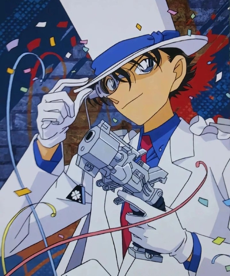 Hình Avatar Kaito Kid phong cách anime lạnh lùng đẹp mắt