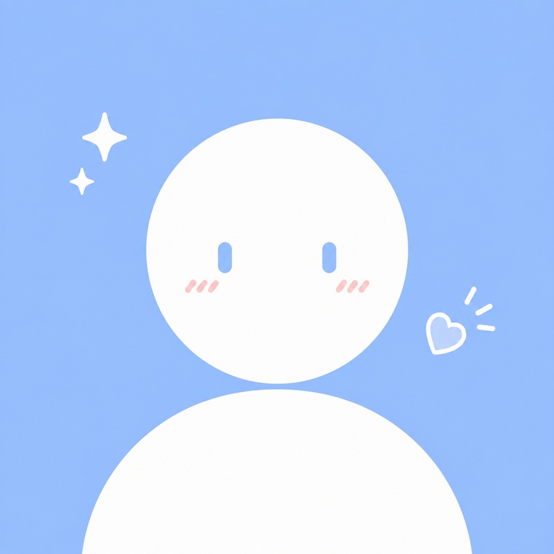 avatar mặc định cute ngại ngùng