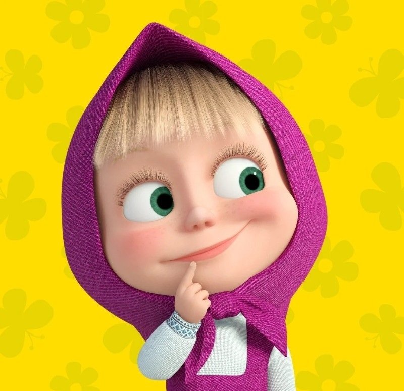 Ảnh avatar Masha cute phong cách chibi Hàn Quốc cực xinh