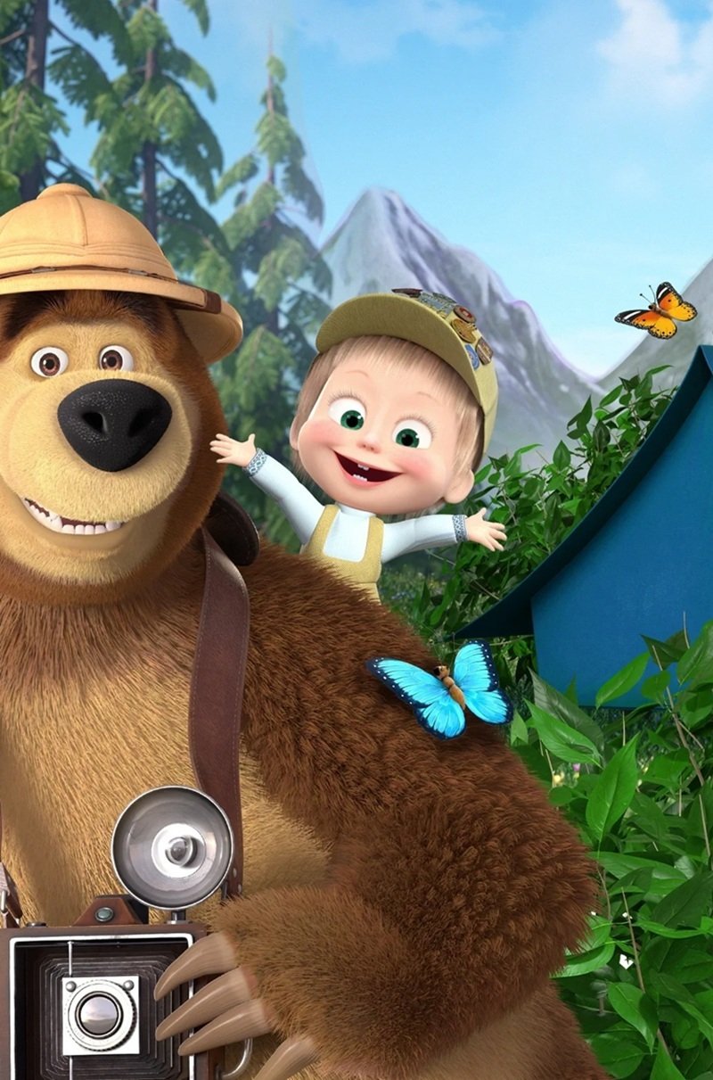 Hình ảnh avatar Masha cute với phong cách pastel nhẹ nhàng