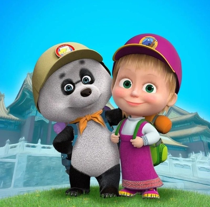 Avatar Masha cute dành cho fan hoạt hình Masha và Gấu