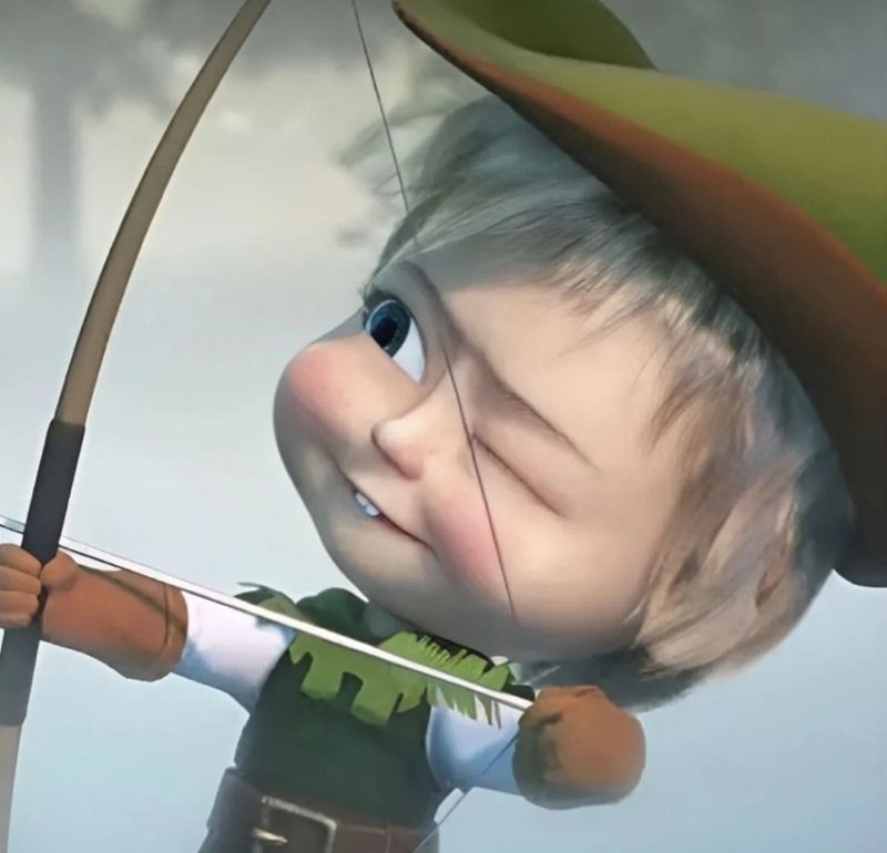 Hình ảnh avatar Masha cute dùng cho ảnh đại diện Facebook