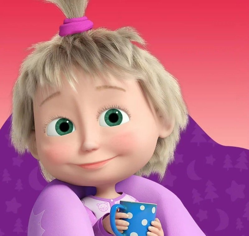 Hình avatar Masha cute dùng cho ảnh đại diện TikTok đẹp
