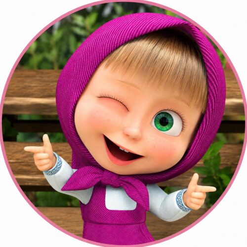 Avatar masha cute, ấm áp, hồn nhiên, đáng yêu, dễ mến