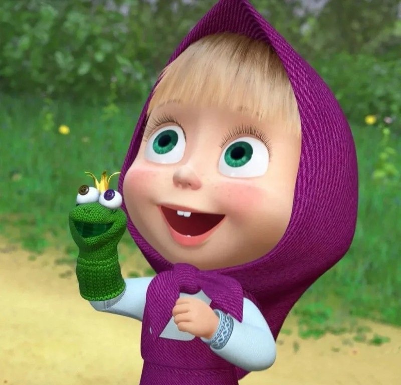 Hình ảnh avatar Masha cute cực hợp cho fan hoạt hình