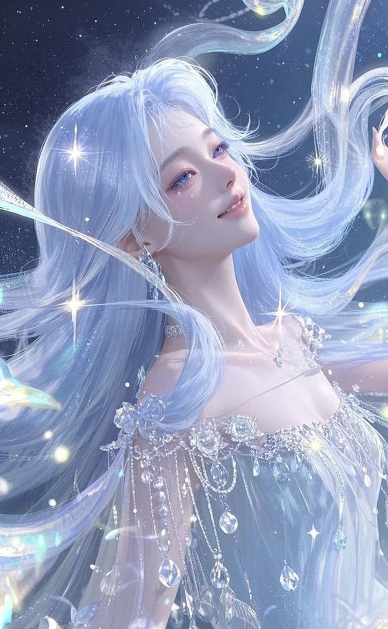 avatar màu xanh dương anime 2