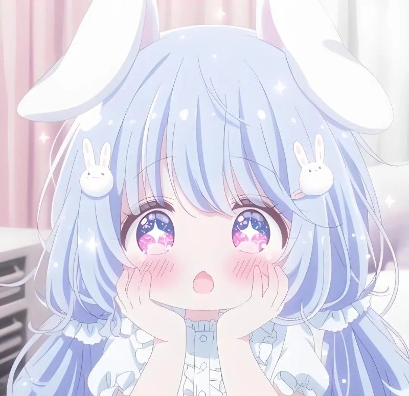 avatar màu xanh dương anime 35