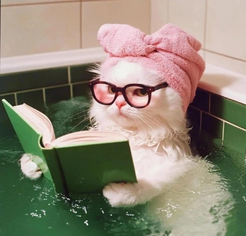 Mèo đeo kính cute mang vibe ngoan ngoãn nhưng chưa chắc đã dễ chiều