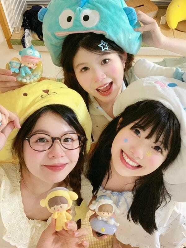 Hình ảnh avatar nhóm 3 người cute phong cách anime dễ thương