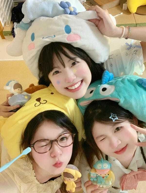 Avatar nhóm 3 người cute dành cho nhóm bạn thân nữ