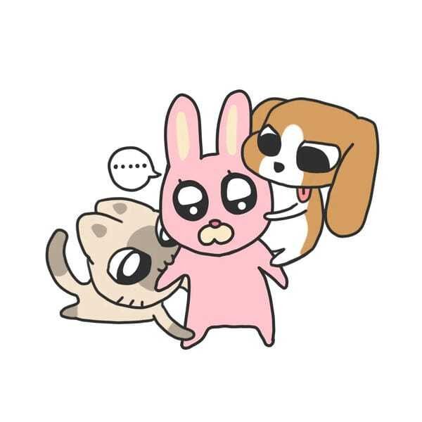 Avatar nhóm 3 người cute với nụ cười tươi