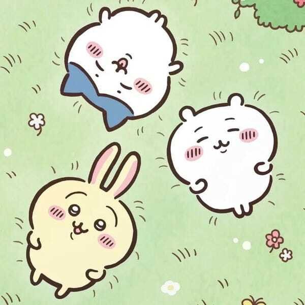 Avatar nhóm 3 người cute phong cách Hàn Quốc