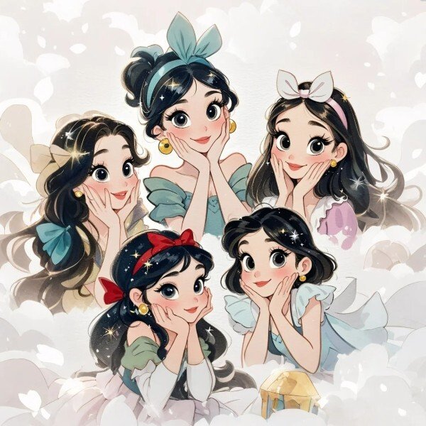 Một chiếc avatar đủ cute để đánh dấu tình bạn của năm đứa