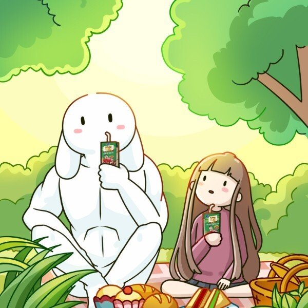 avatar thỏ bảy màu ngầu 15