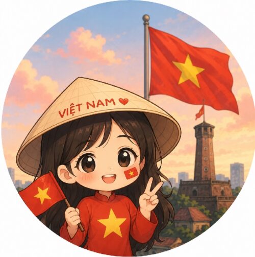 Avatar ảnh Việt Nam cute, ngọt ngào, vui nhộn, ấm áp
