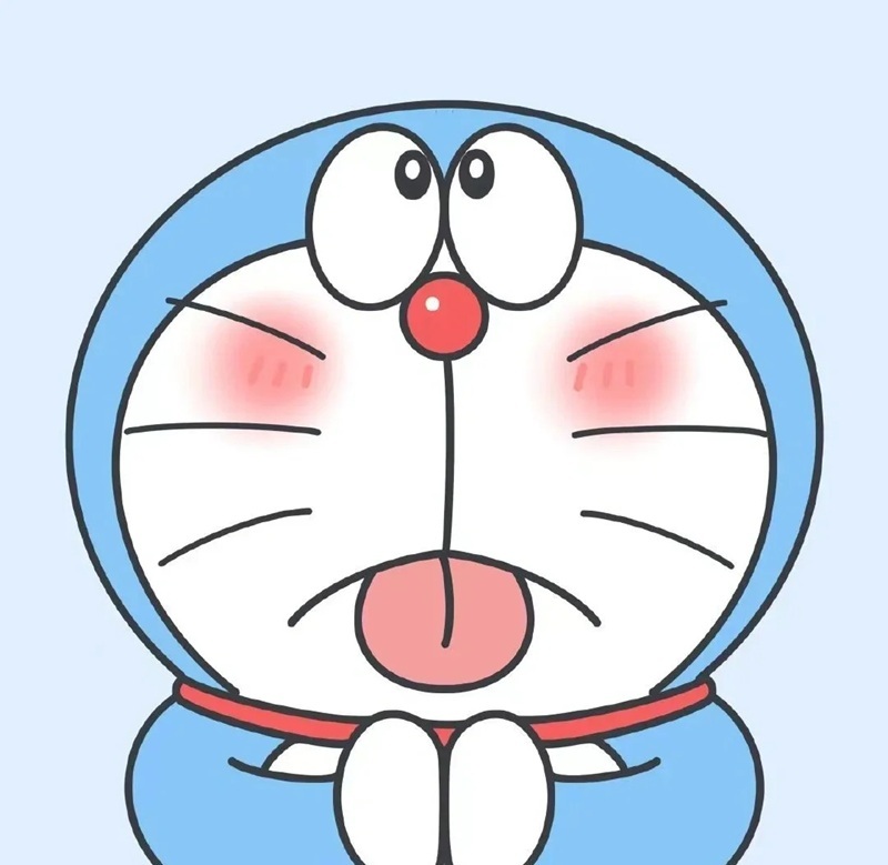 avt avatar màu xanh dương cute 9