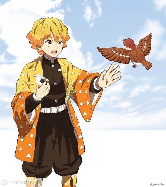 Ảnh Zenitsu ngầu, hình Zenitsu chibi cute