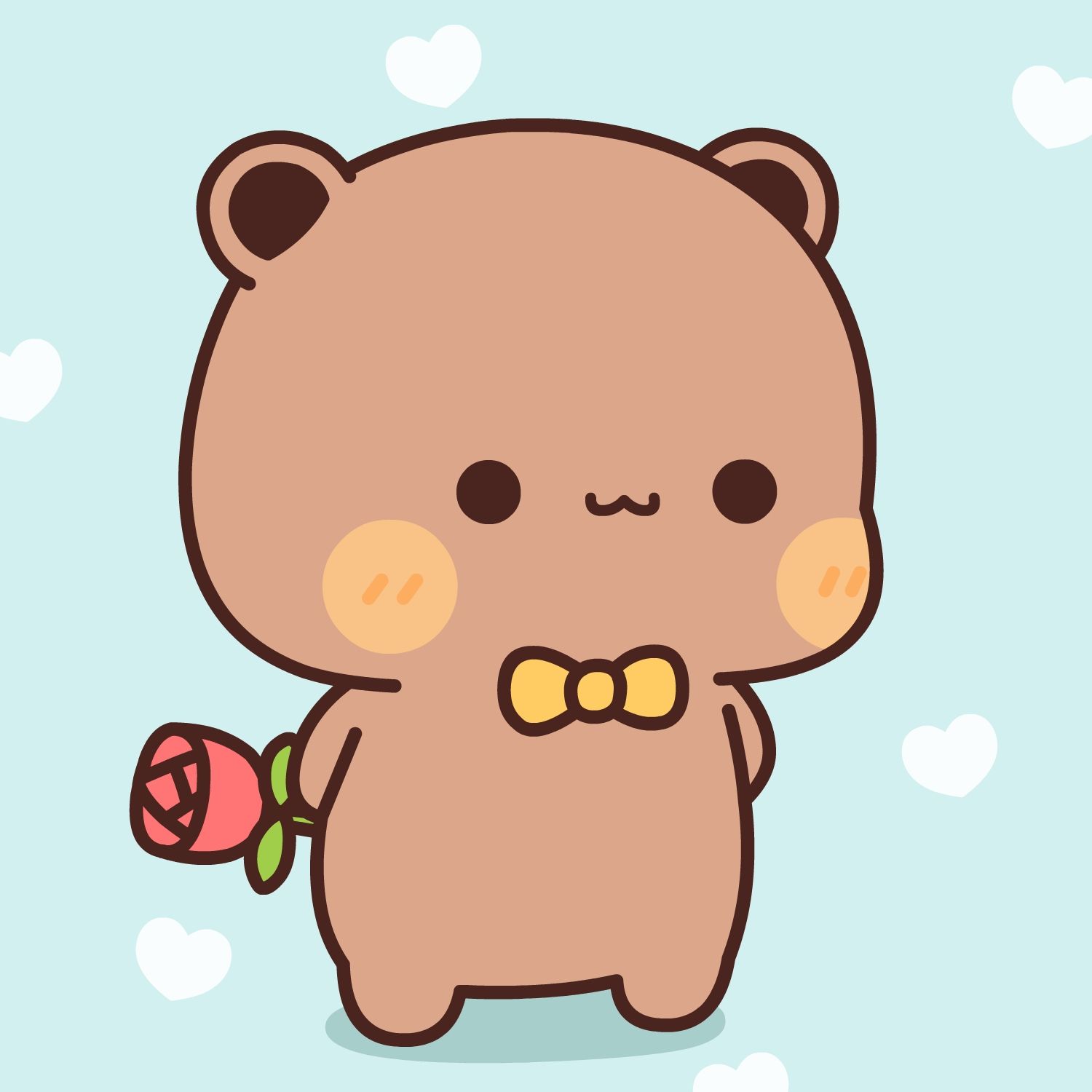 Avatar gấu nâu cute, xinh xắn, vui nhộn, đáng yêu 37 9 Gấu Nâu Cuteo :)) ý tưởng | gấu, gấu con, đang yêu