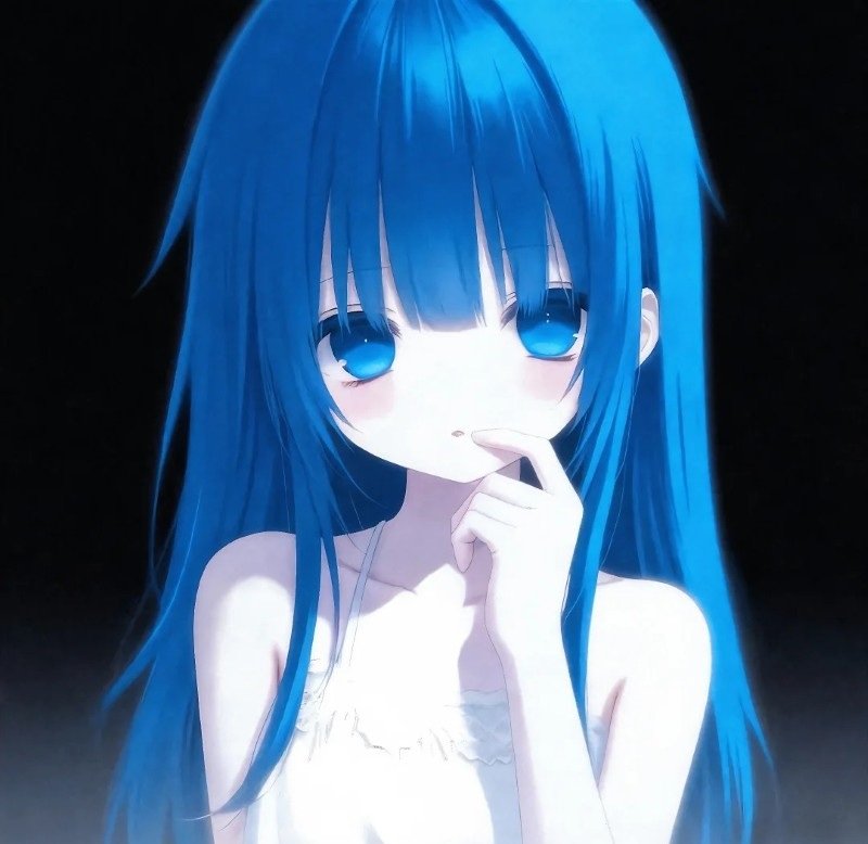 blue anime avatar 10
