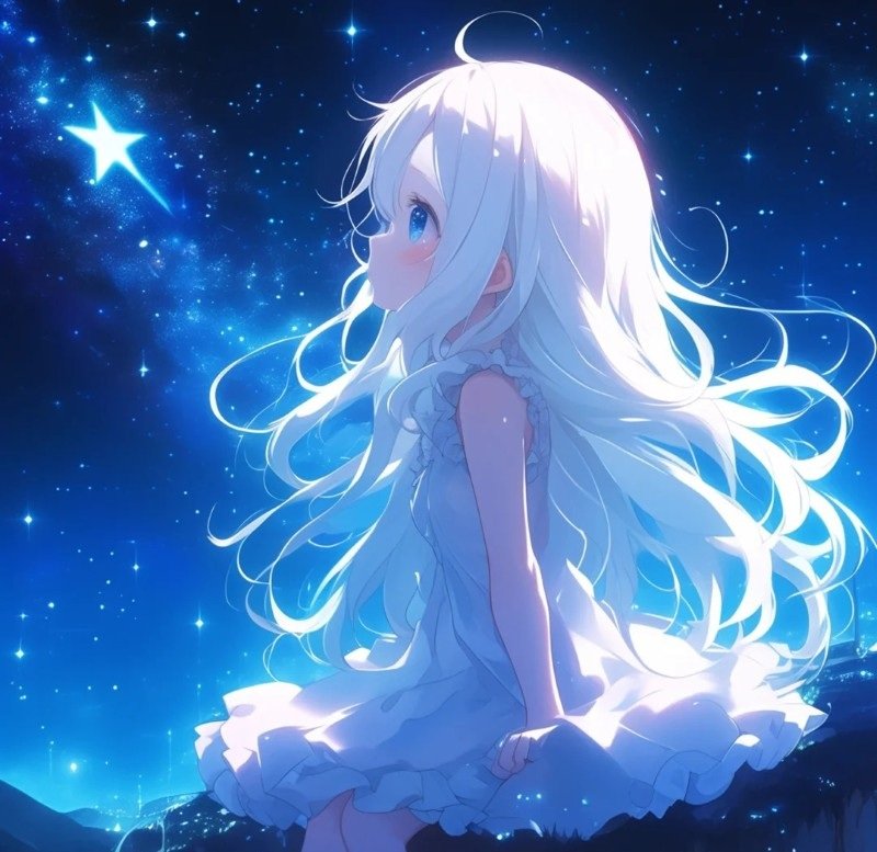 blue anime avatar 11