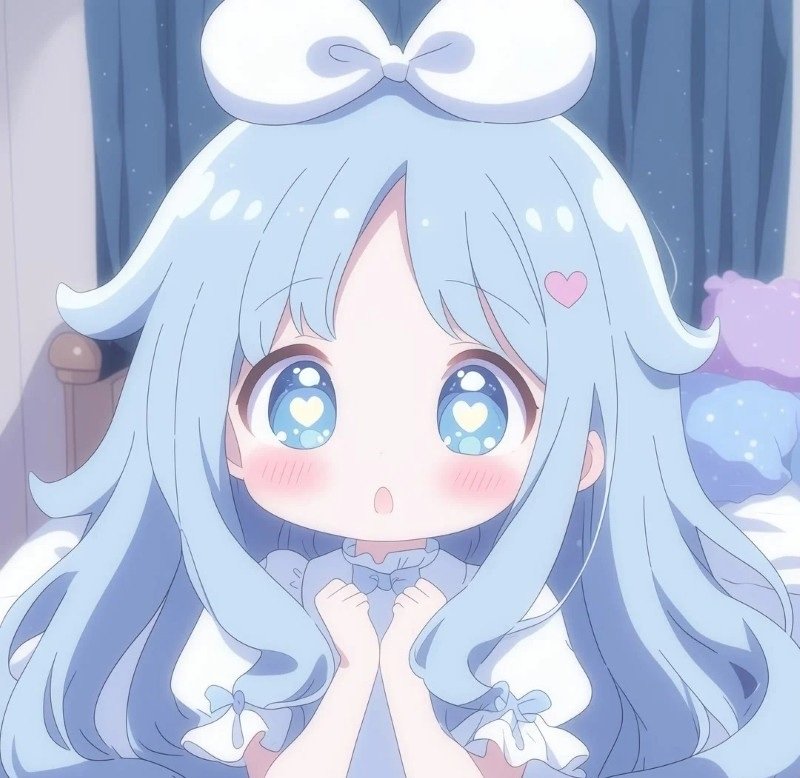 blue anime avatar 14