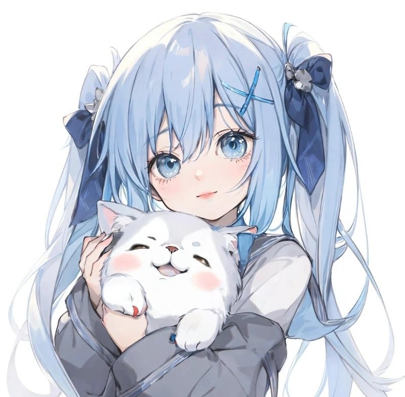 blue anime avatar 18